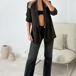 Kady Gold Metallic Blazer