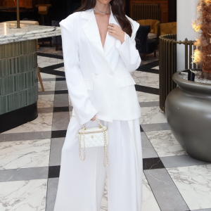 MAVIS IVORY BLAZER AND TROUSER CO ORD TWO PIECE SET